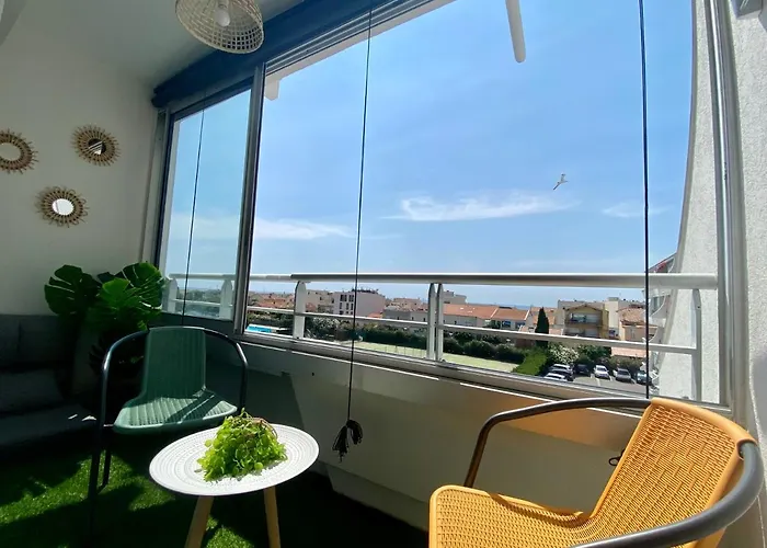 *les Voiliers, Studio, Vue Sur Mer, Wifi, Parking* Διαμέρισμα Mauguio